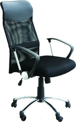 Офисное кресло,  Оливия,  цвет черный,  высокая спинка