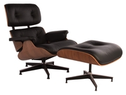 Ужгород Продам Кресло Eames Lounge Chair &  Ottoman черное кожано. 